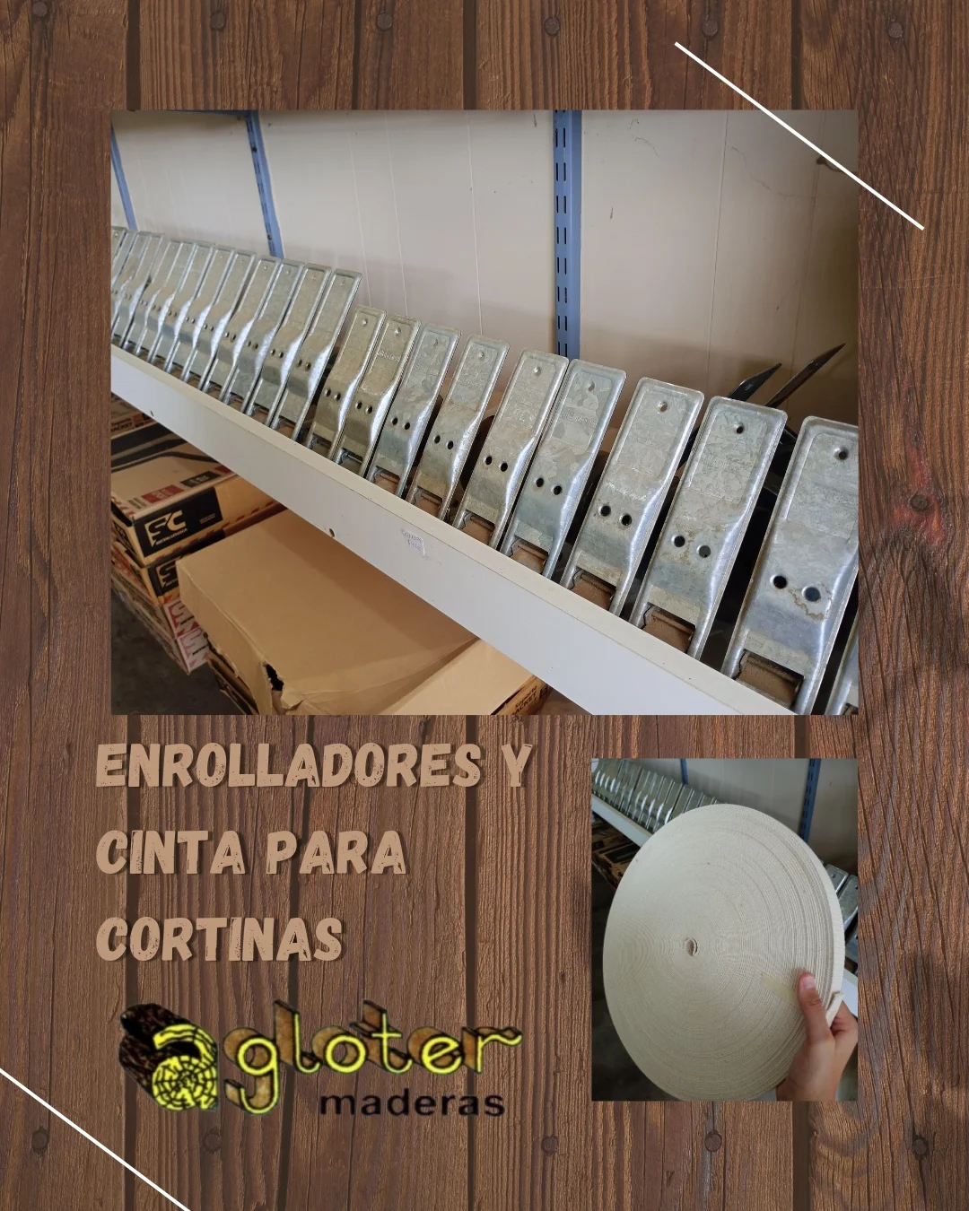 Enrolladores y Cinta para Cortinas